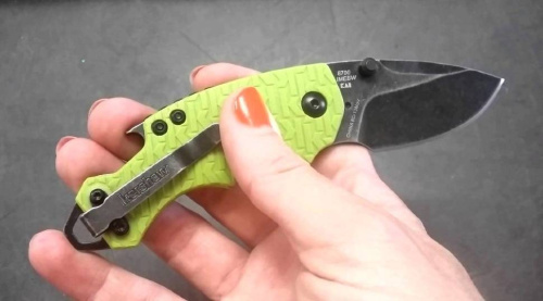 Складной нож Kershaw Shuffle - 8700LIMEBW фото 6