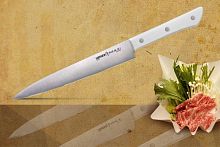  нож кухонный для тонкой нарезки Samura "Harakiri" (SHR-0045W) 196 мм