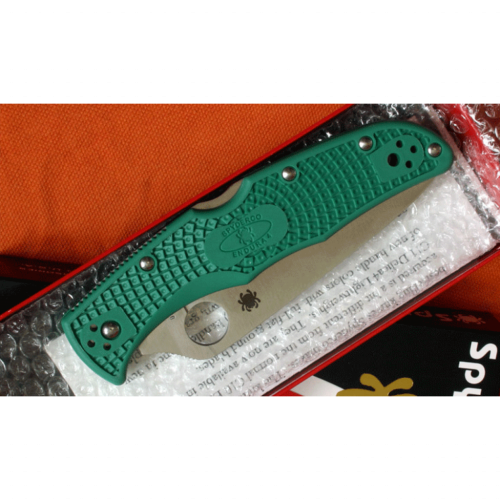 Складной нож Spyderco Endura 4 Flat Ground - 10FPGR фото 14 Складной нож Spyderco Endura 4 Flat Ground - 10FPGR фото 14