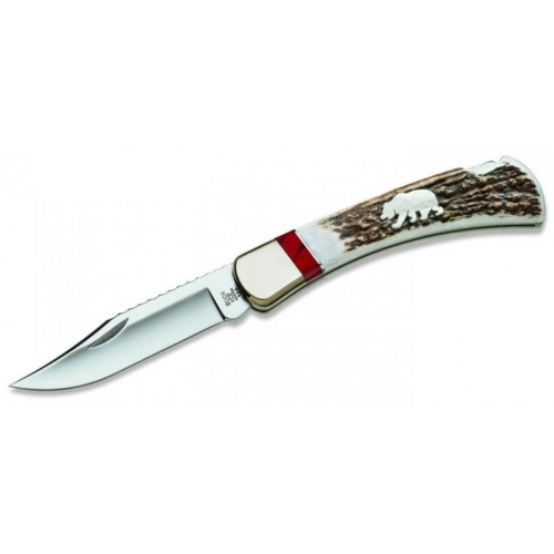 Складной нож Buck Grizzly Bear Folding Hunter 0110EKSLE4 Складной нож Buck Grizzly Bear Folding Hunter 0110EKSLE4
