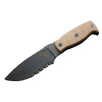  нож с фиксированным клинком Ontario "Afhgan - Tan Micarta"