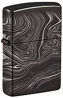  зажигалка ZIPPO Marble Pattern Design с покрытием High Polish Black