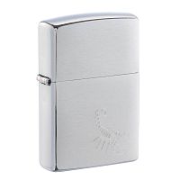 Зажигалка ZIPPO с покрытием Brushed Chrome