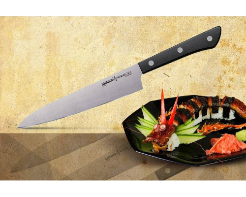 2011 Samura Нож кухонный универсальный &HARAKIRI& (SHR-0023B) 150 мм 2011 Samura Нож кухонный универсальный &HARAKIRI& (SHR-0023B) 150 мм
