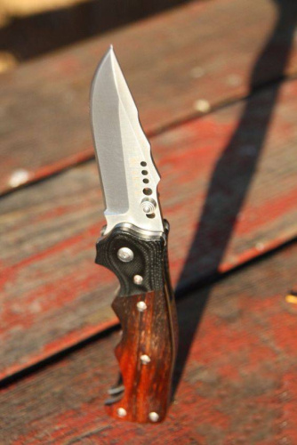 Складной нож CRKT Natural 2 - Cocobolo with G10 Bolster фото 2 Складной нож CRKT Natural 2 - Cocobolo with G10 Bolster фото 2